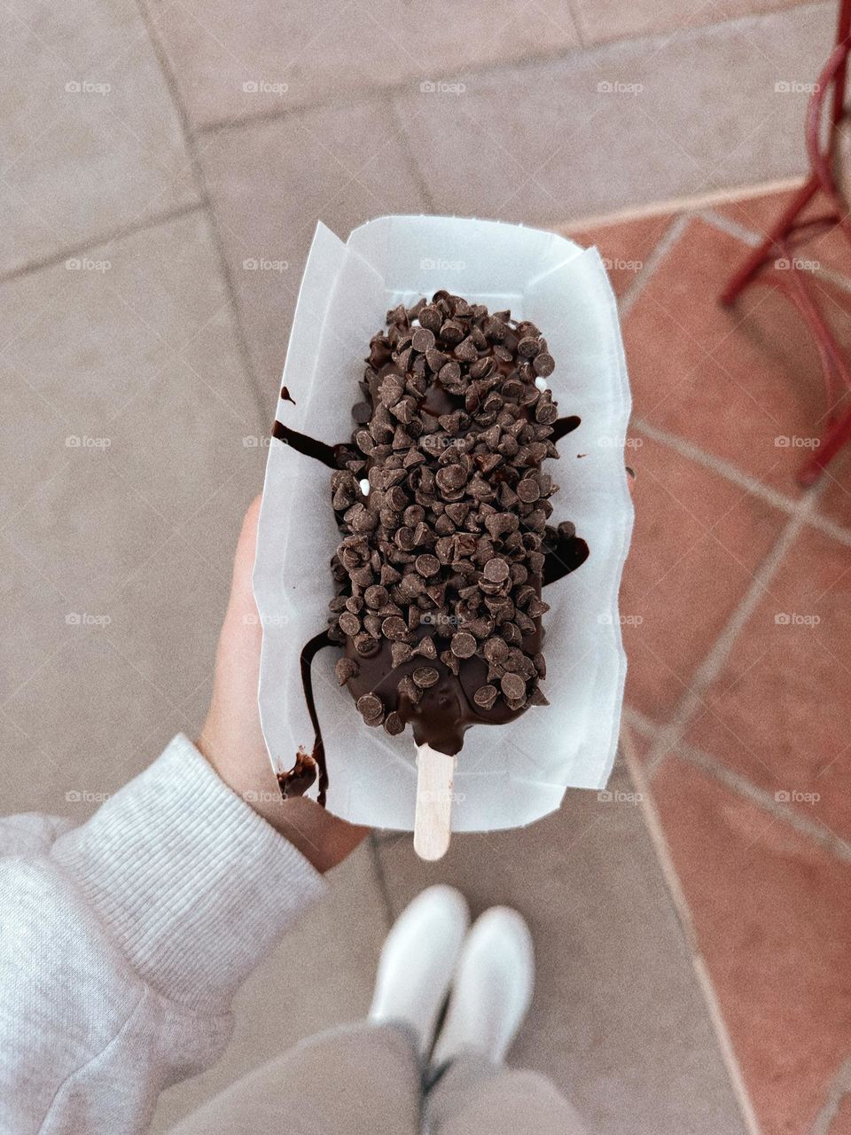 chocolate ice cream bar