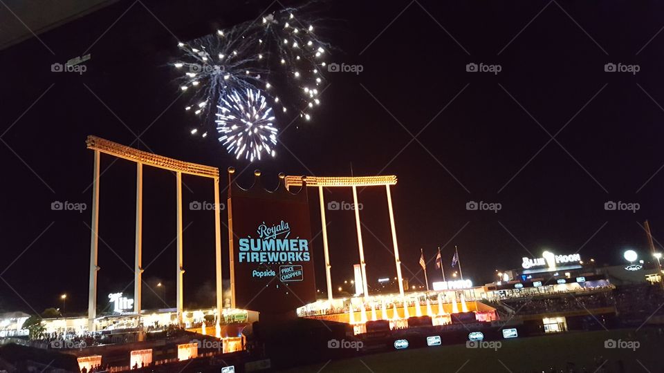 Baseball & fireworks