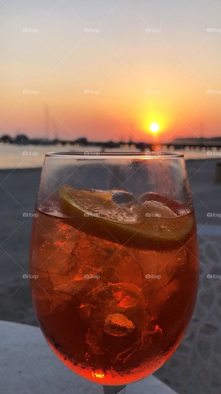 Aperol sunset 