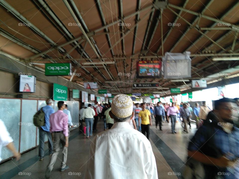 Chennai city railways Station.. culture and religion in India