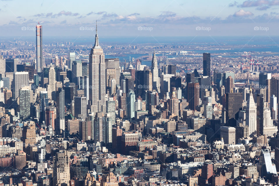 New York from above, NYC 