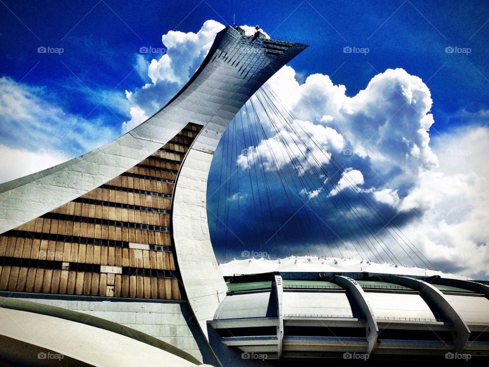 Montreal Olympic stadium 1976