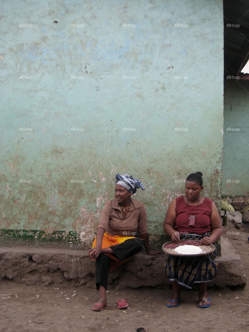 Village women in Africa