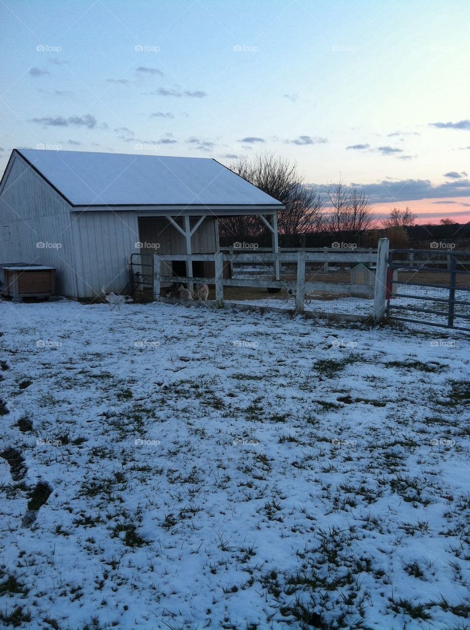 Snow barn