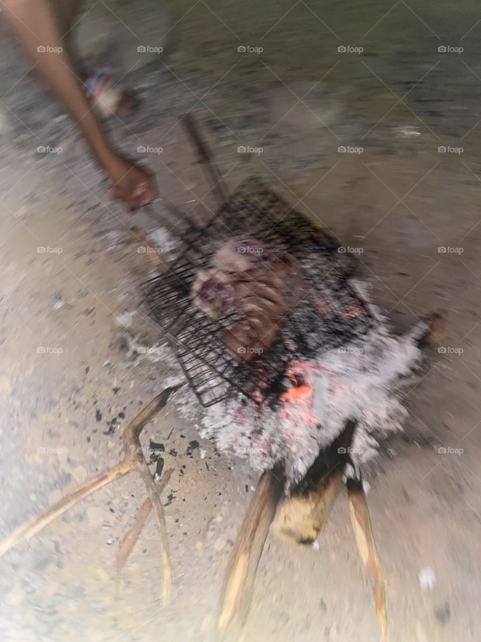 Barbecue party in my village on the occasion of the Saudi National Day