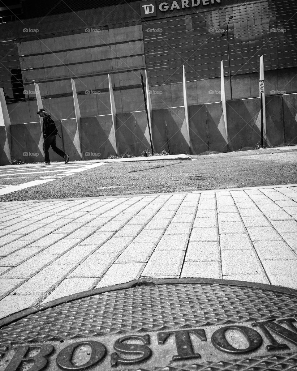 Boston manhole cover