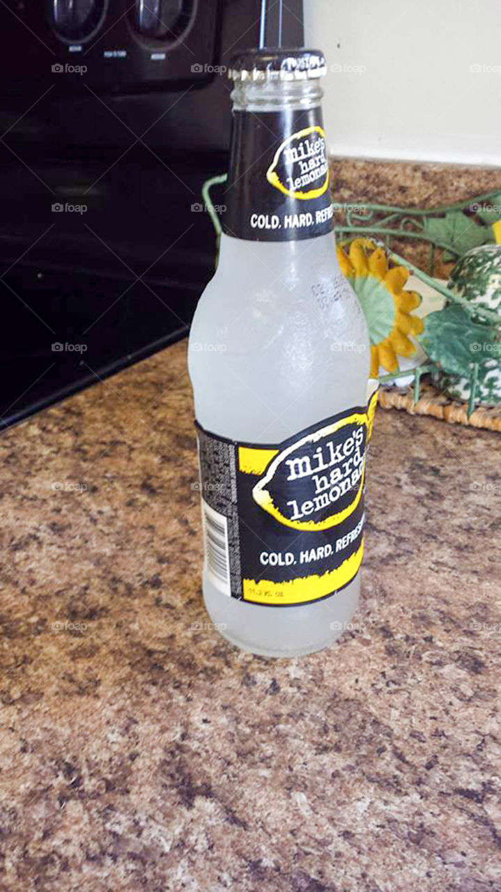 Mike's Hard Lemonade. perfect for after a long day working in the yard