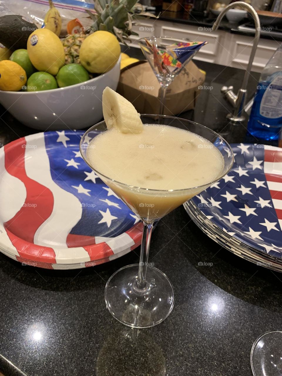 Banana split cocktail 