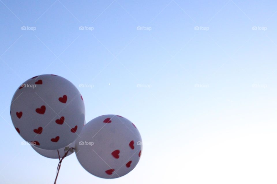 Balloons with hearts 🥰❤