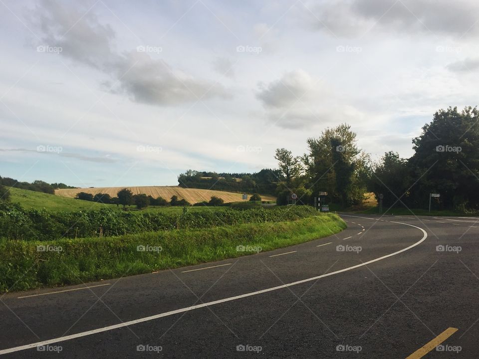 Road, Landscape, No Person, Asphalt, Tree