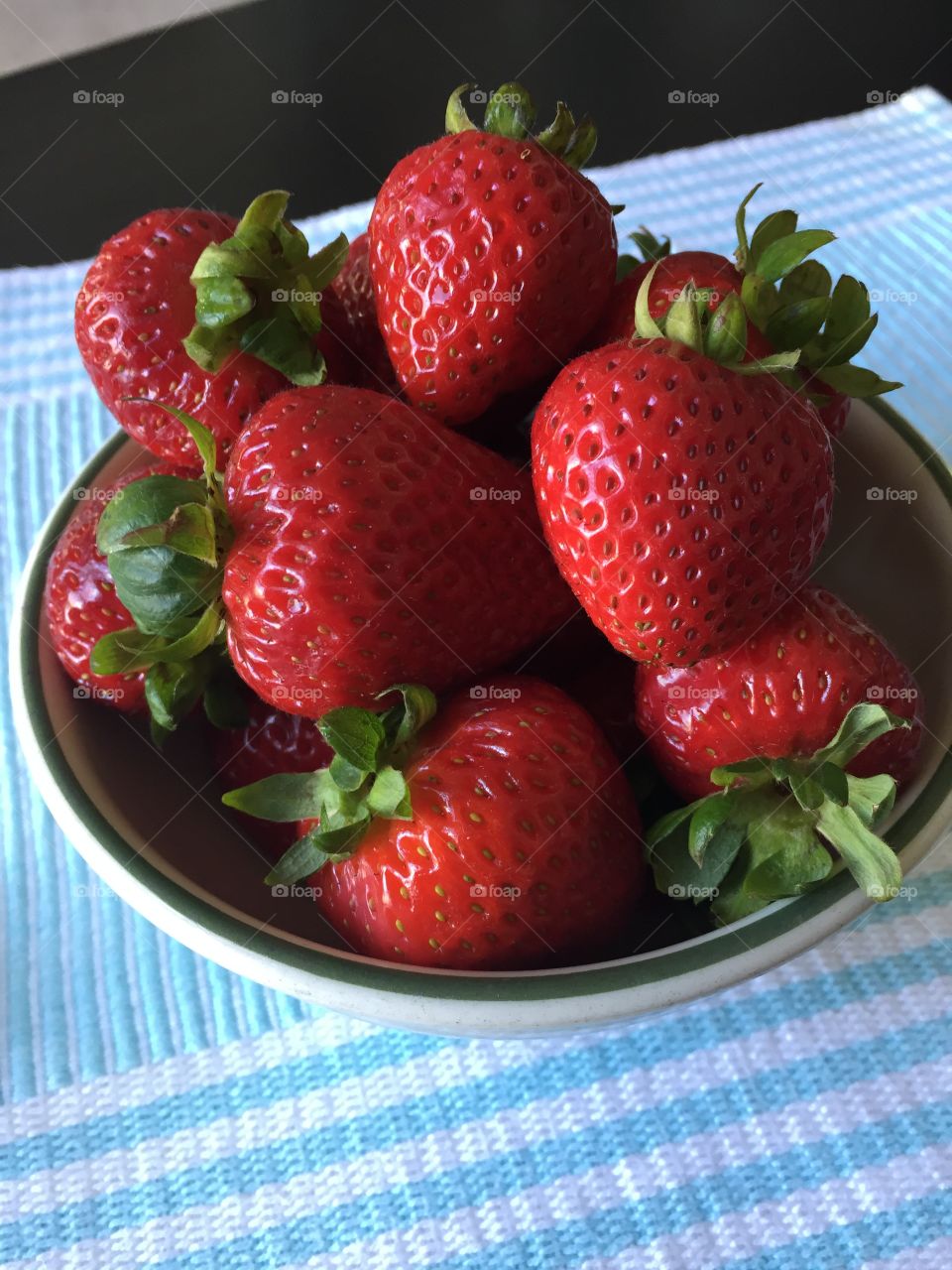 Summer Yum. Fresh strawberries, nothing better!