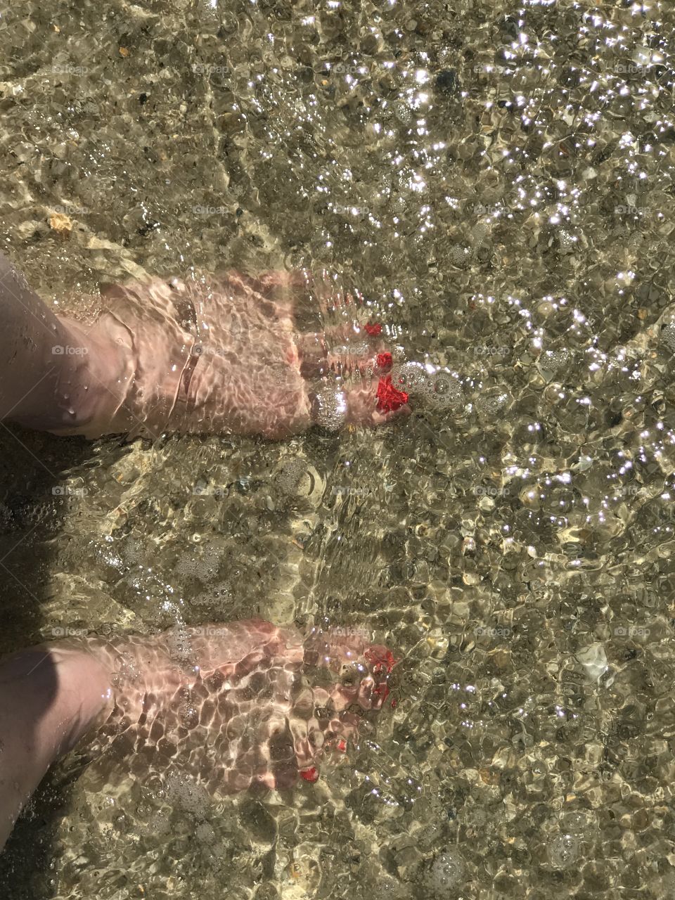 Toes in the water