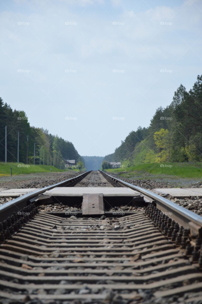 railroad in country