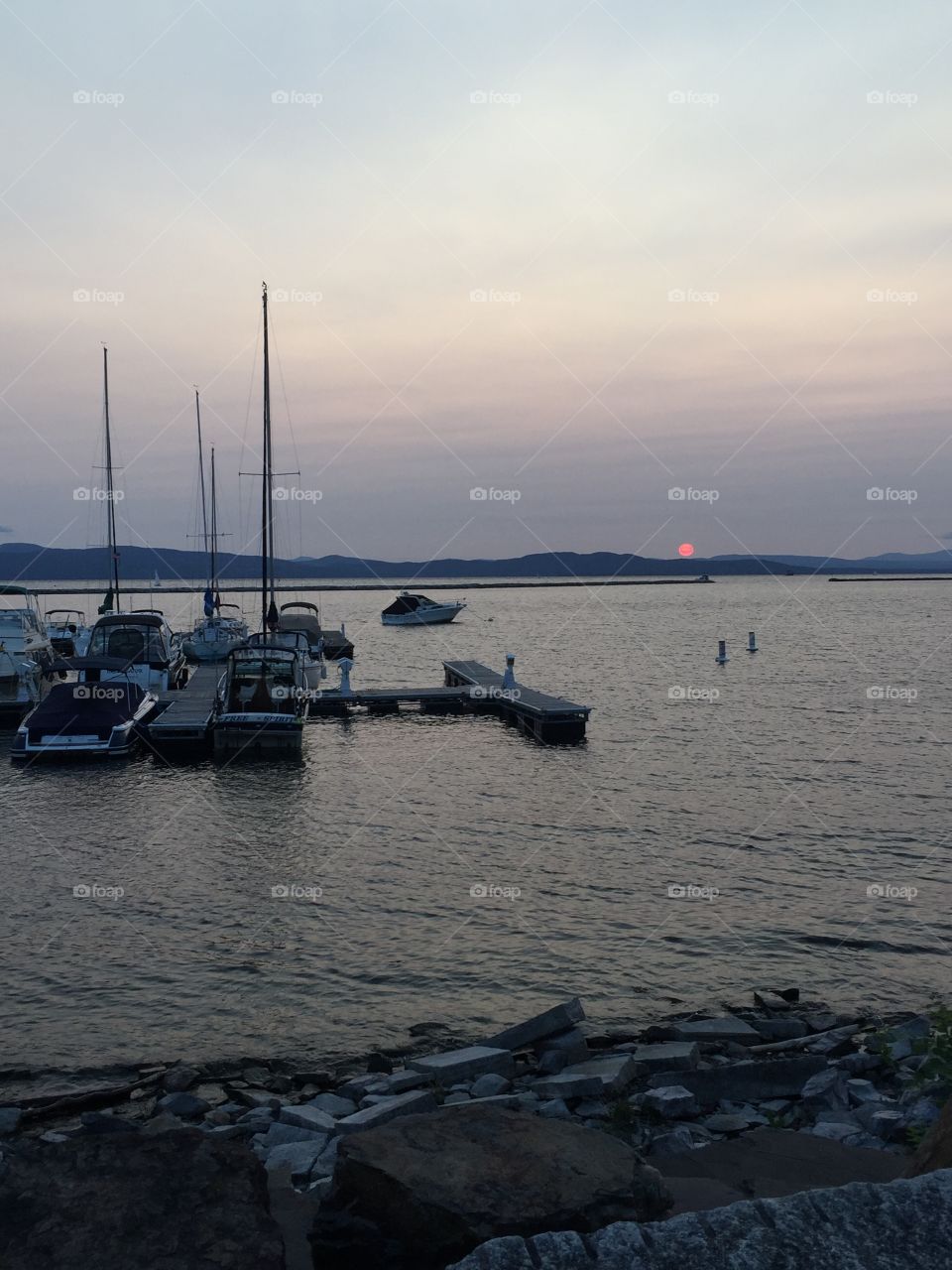 Lake Champlain sunset