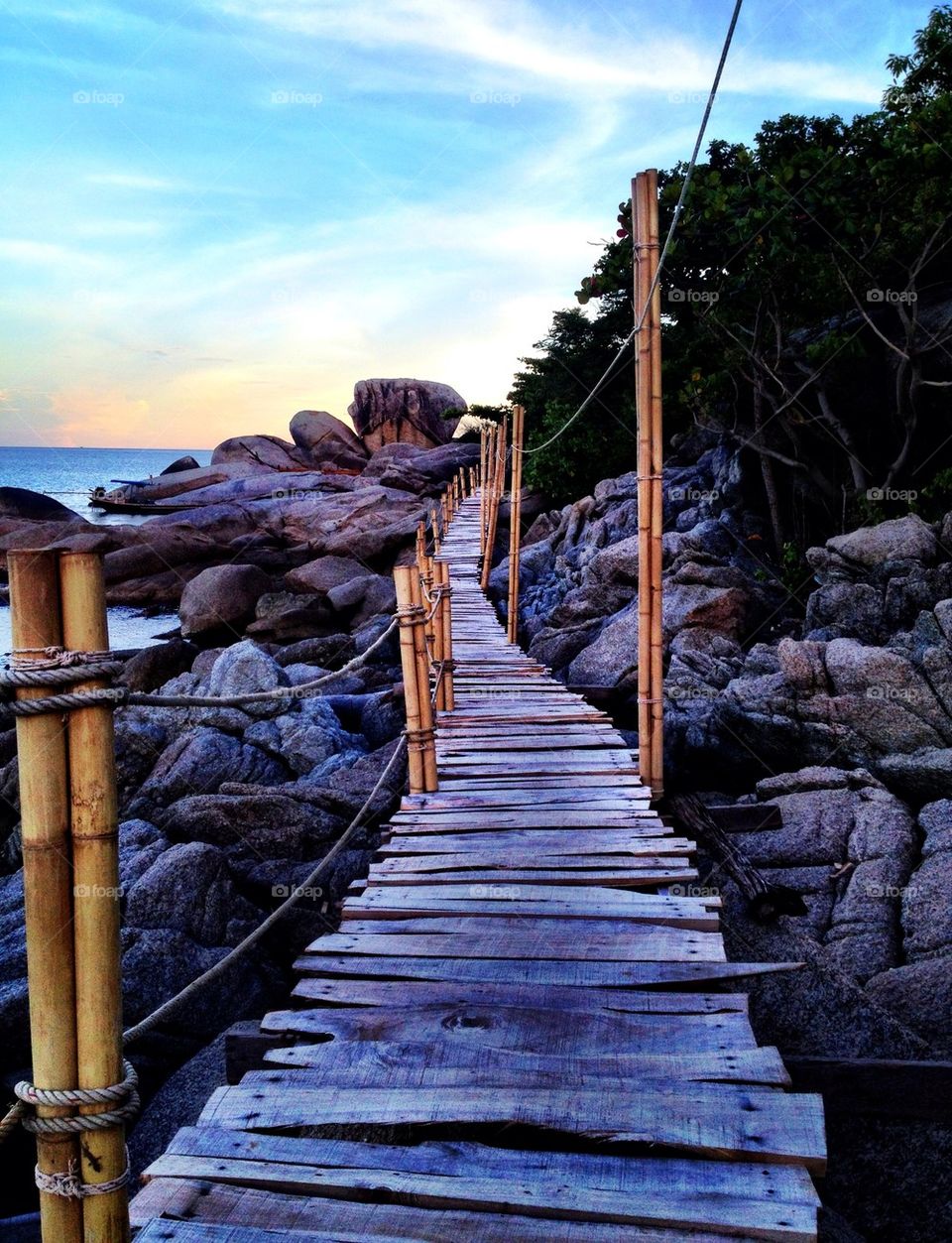 Walkway to paradise