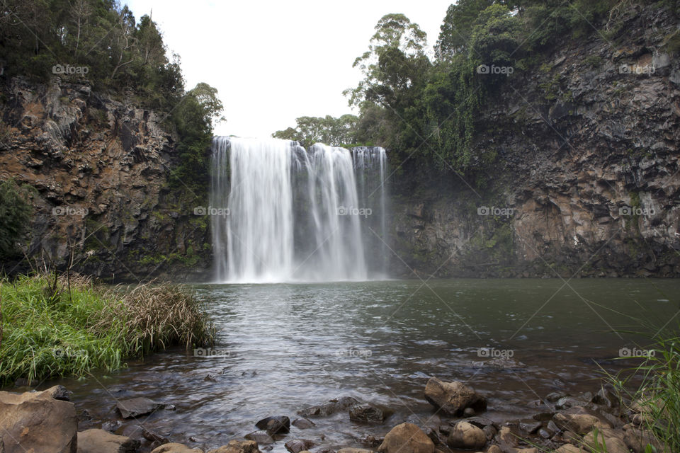 Waterfall swims were inviting 