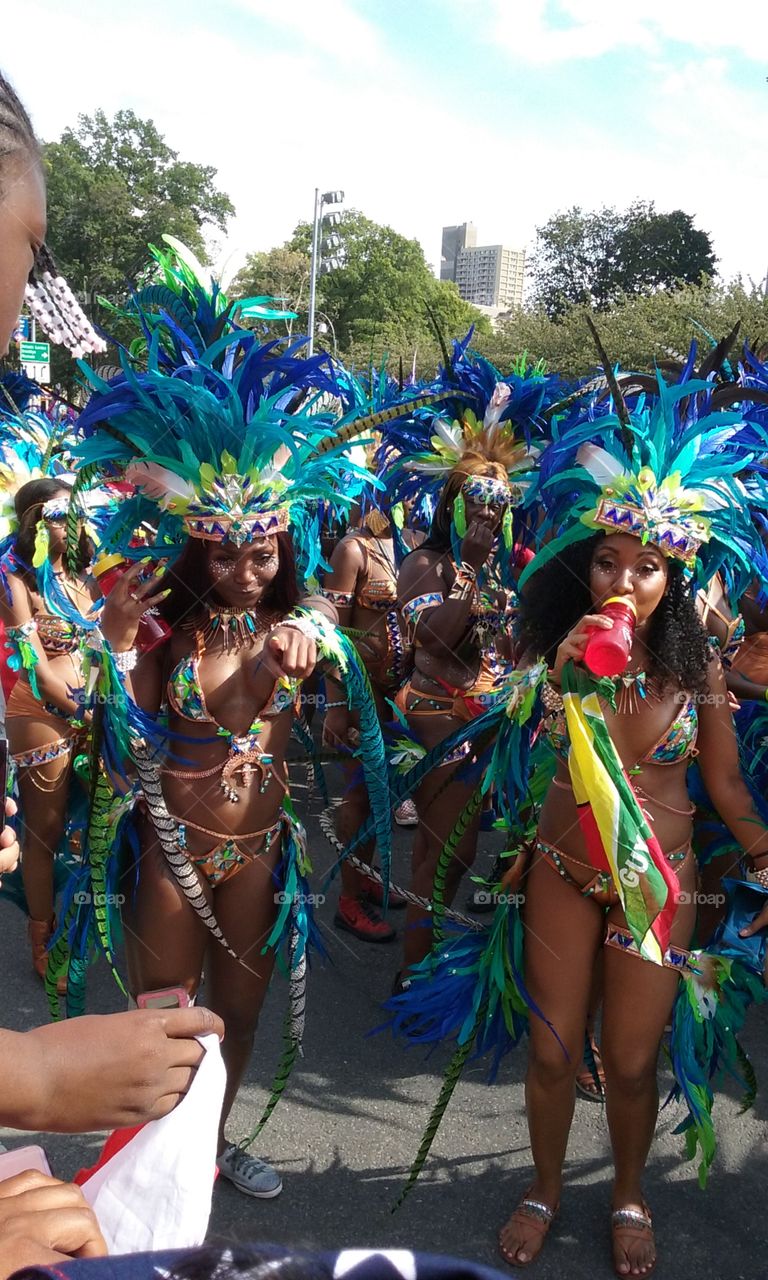 West Indies parade