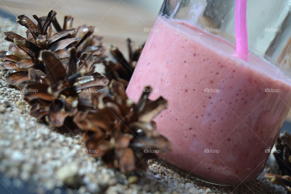 Raspberry smoothie