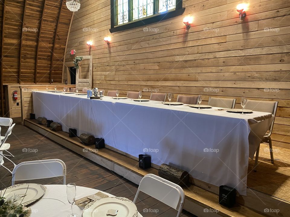 Bridal table 