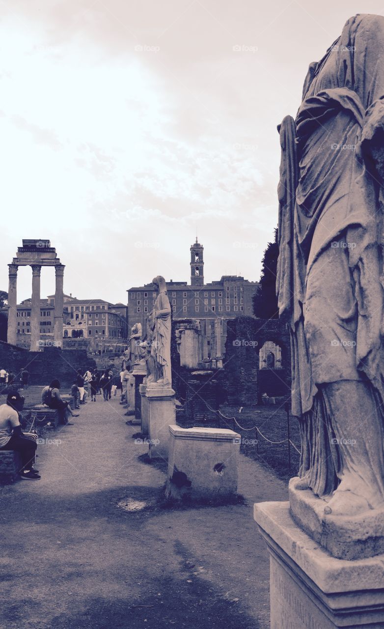 Roman forum garden