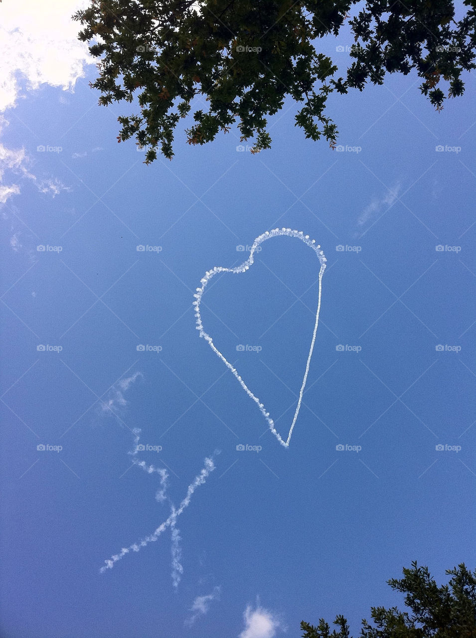 sky blue heart love by ivan-photos
