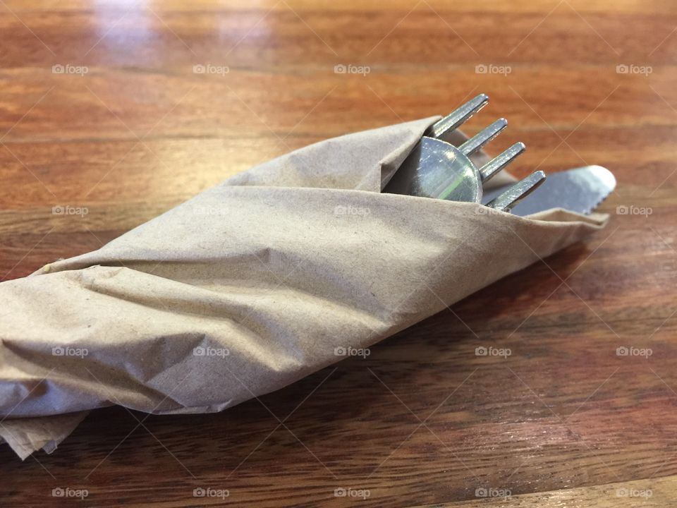 Wrapped Silverware 