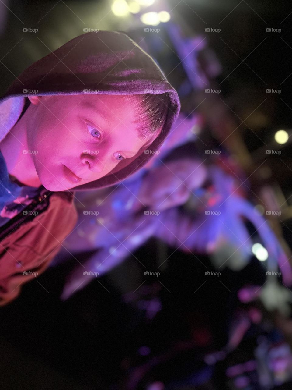 Lost in the lights if Wonder. 