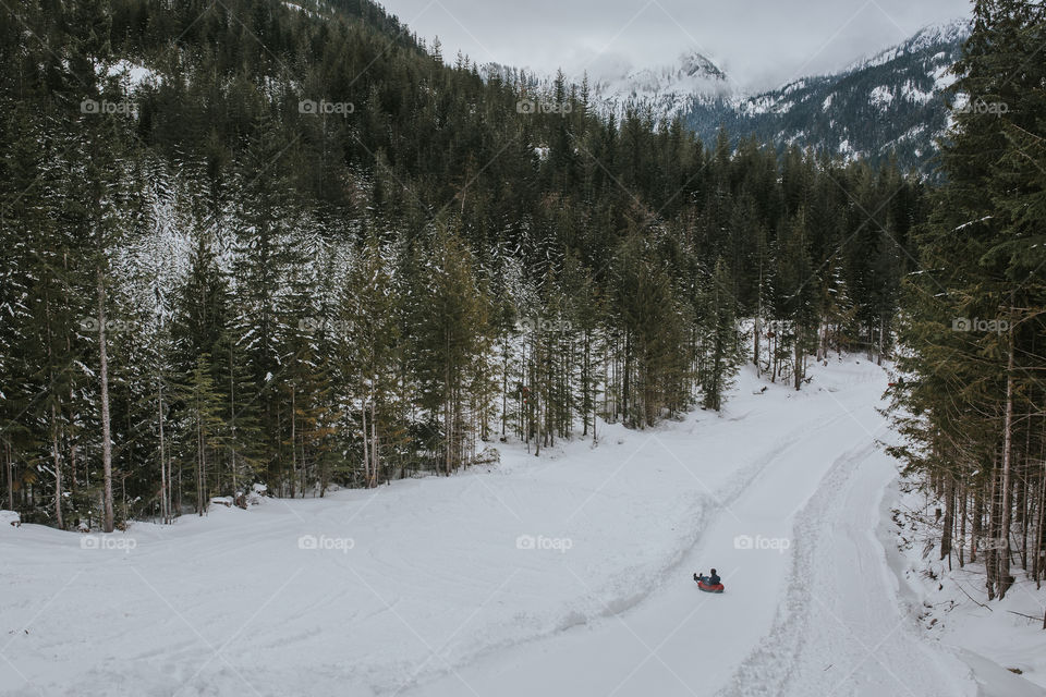 That view and a Snow Tube