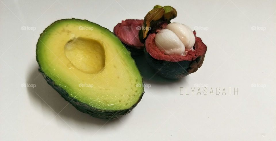 avocado and mangoesteen