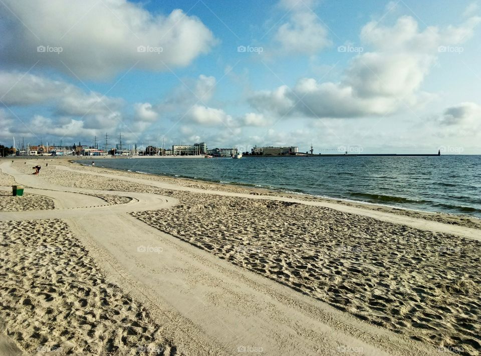 Beach, Sand, Sea, Water, Seashore