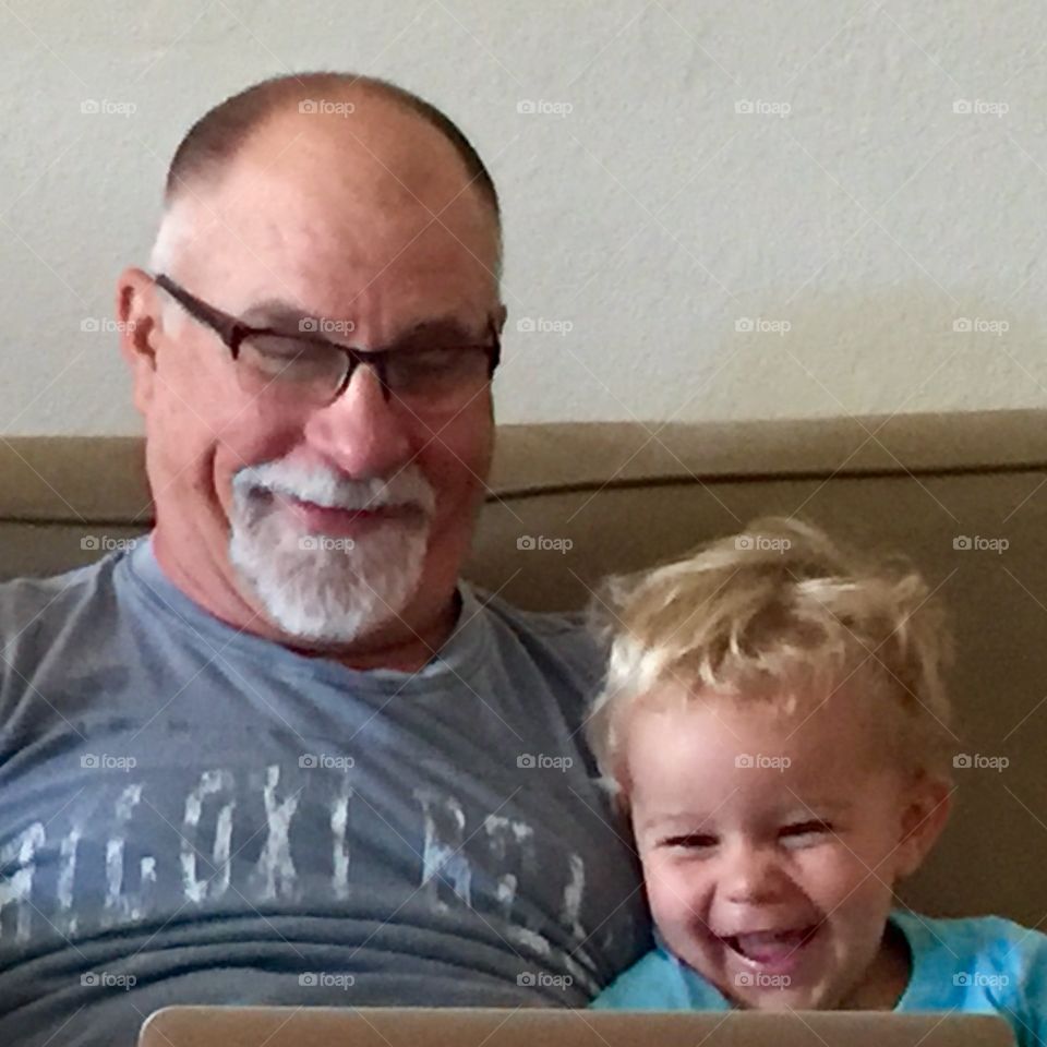 Giggles with Papa