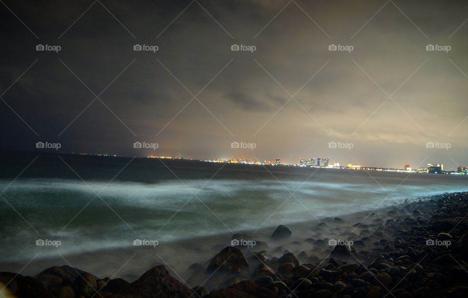 Puerto Vallarta at night