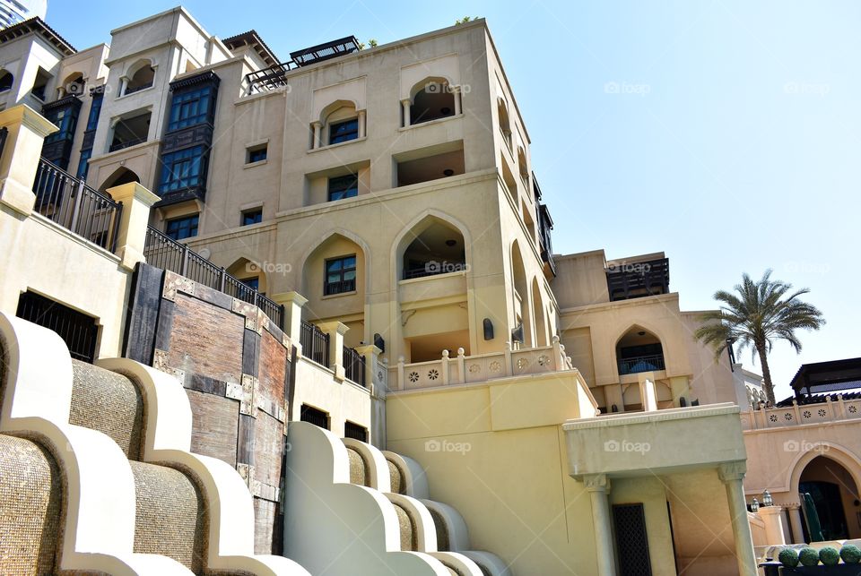 Rustic looking building in Dubai 