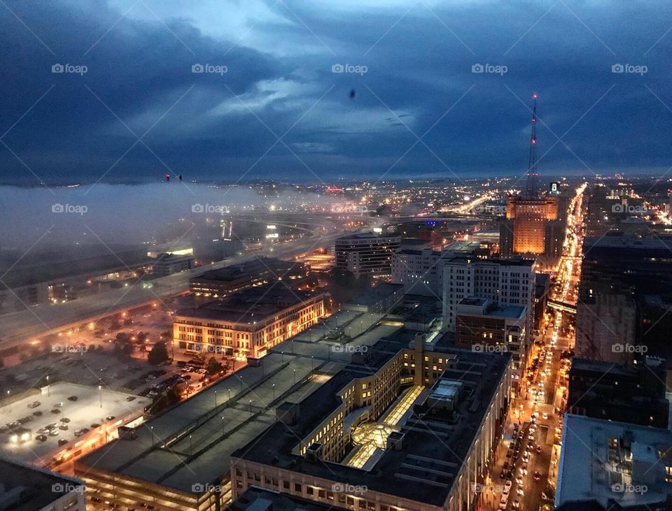 Night view of Milwaukee 