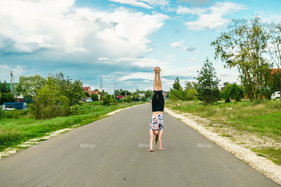 Handstand walking