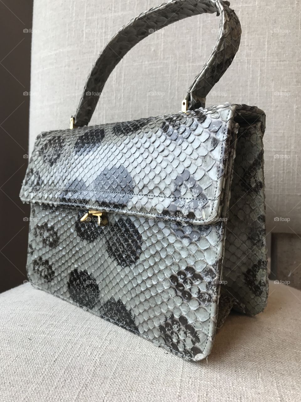 Vintage snake skin purse
