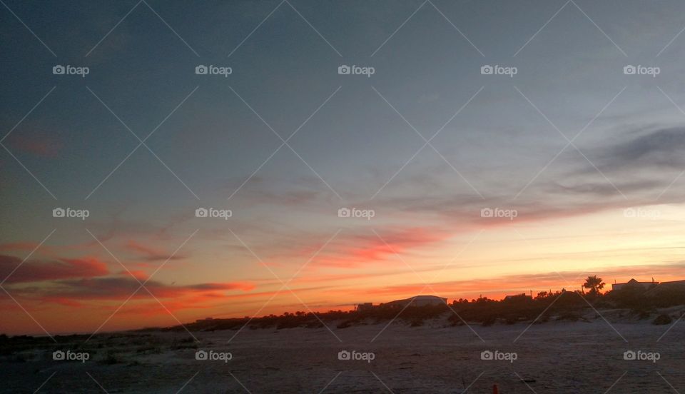 Sunset at St. Augustine Beach