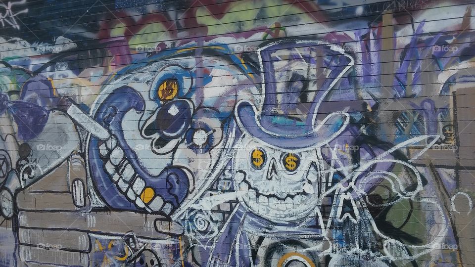 Graffiti, Vandalism, Mural, Wall, Spray