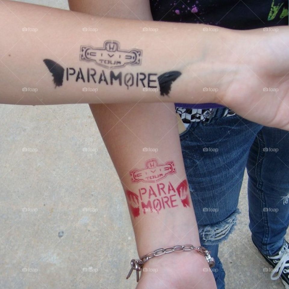 Paramore tattoos 