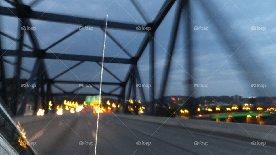 blurry road