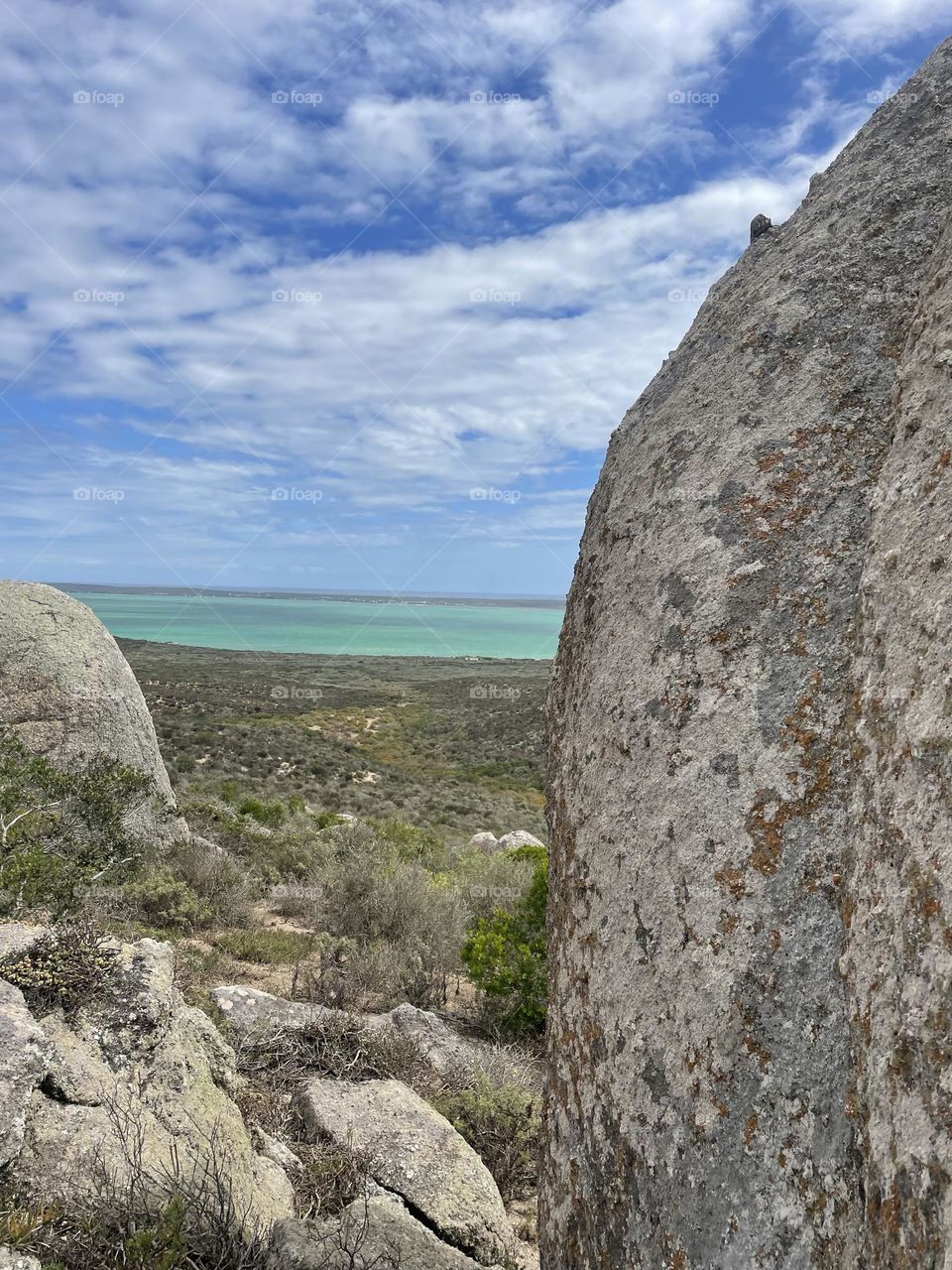 A view from a distance. 