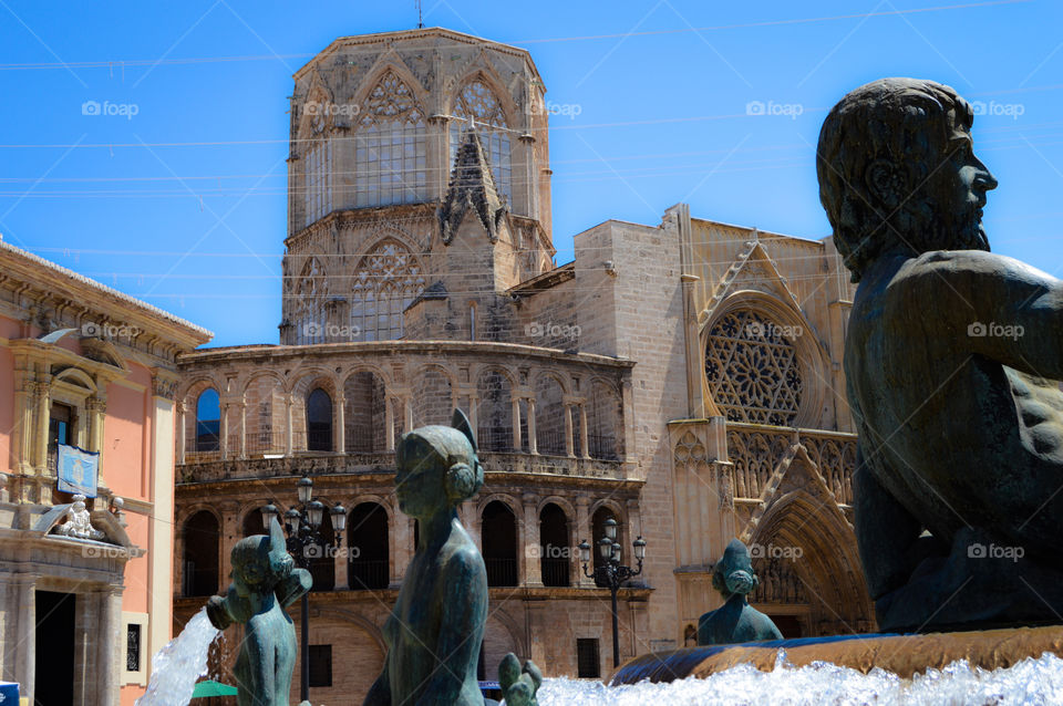 Cimborrio de la Catedral de Valencia. Cimborrio de la Catedral de Valencia (Valencia - Spain)