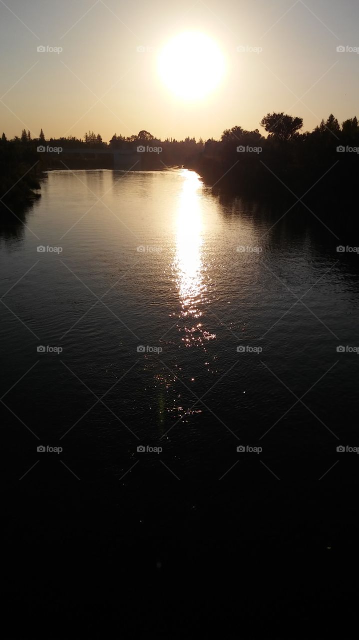 Sunset River