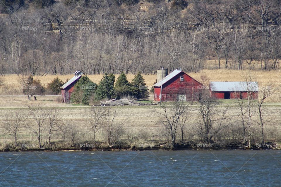 the old red barn
