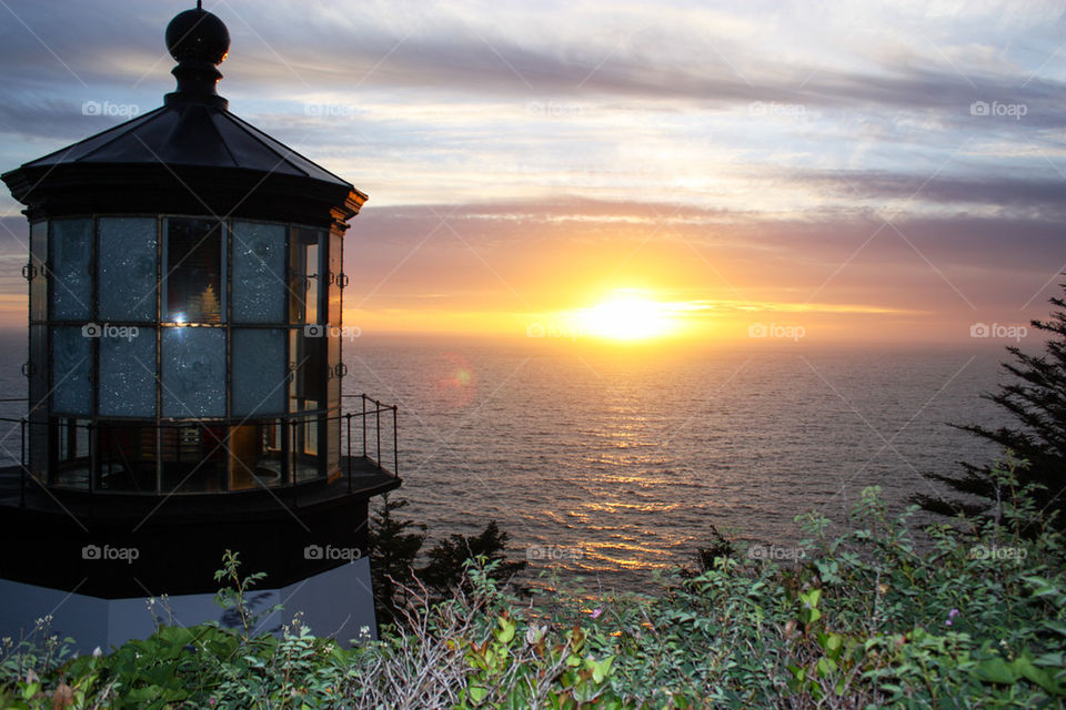 Cape meares sunset