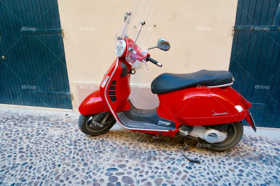 Red Vespa