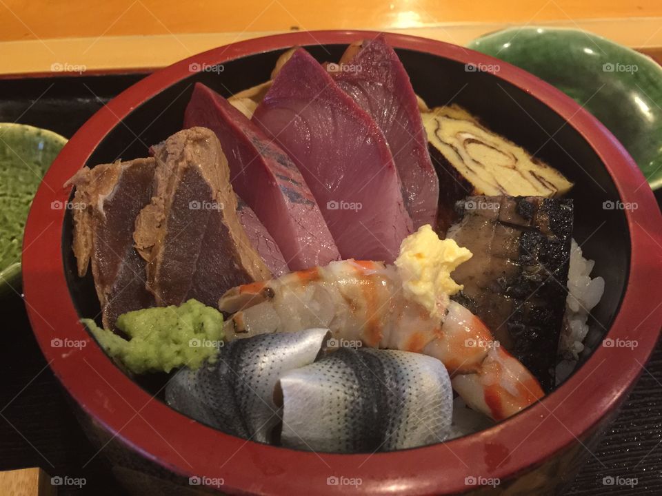 sushi lunch bowl 