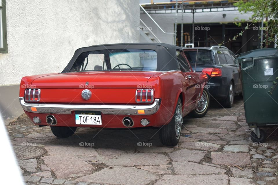 Red beautiful car 