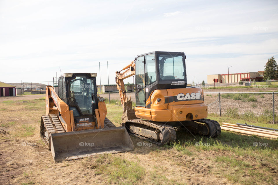 construction vehicles