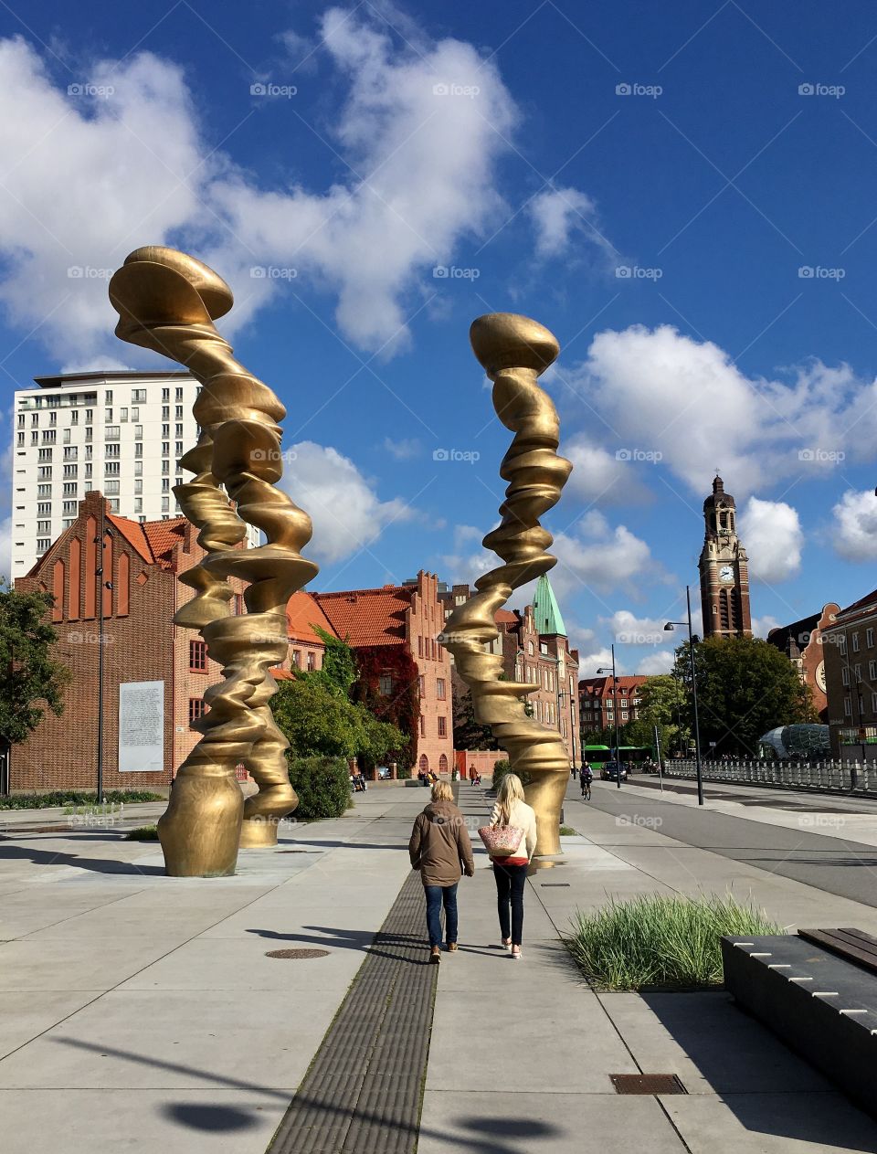 Sculpture in Malmö, Sweden.
